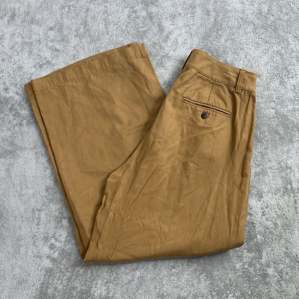 Madewell Wide Leg Pants in Tan
